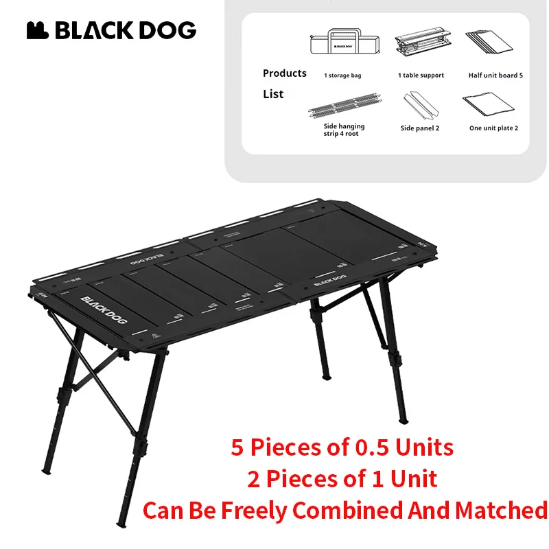 Naturehike BLACKDOG 100 Style Moves Igt Tactical Camping Table Freely Matched Quickly Installed With Load-Bearing Capacity 40KG - Image 2