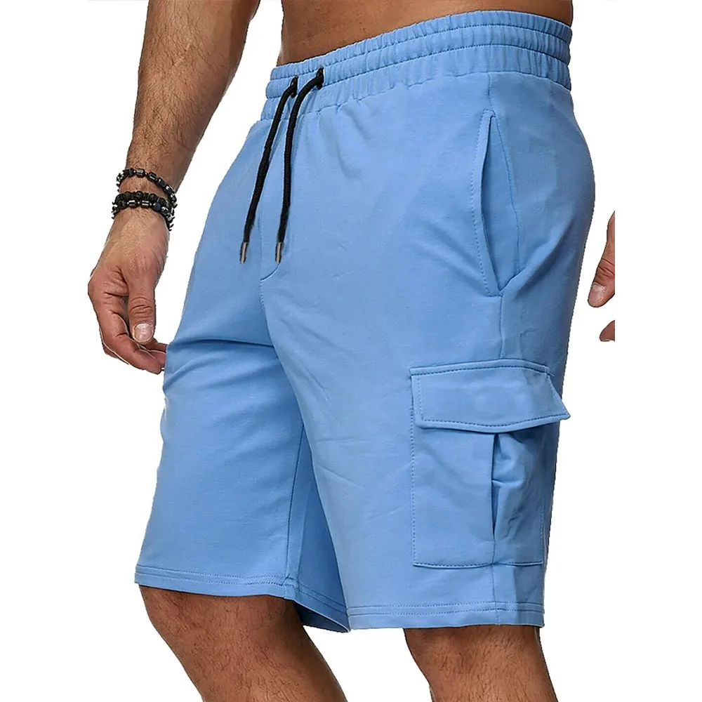 Running Shorts, Athletic Work Pants, Multi-Pocket Shorts Fitness Pantses, Athletic Casual 5/10 Pants - Image 5