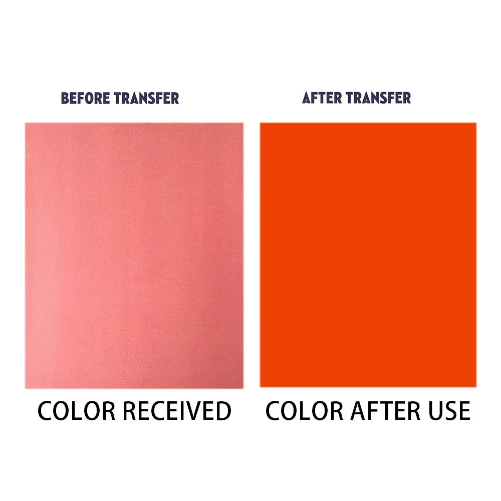 12"x39" Infusible Transfer Ink Vinyl Film Solid Color Sublimation Paper For Cut Mugs Heat Press DIY T-Shirts Coasters Decor - Image 7