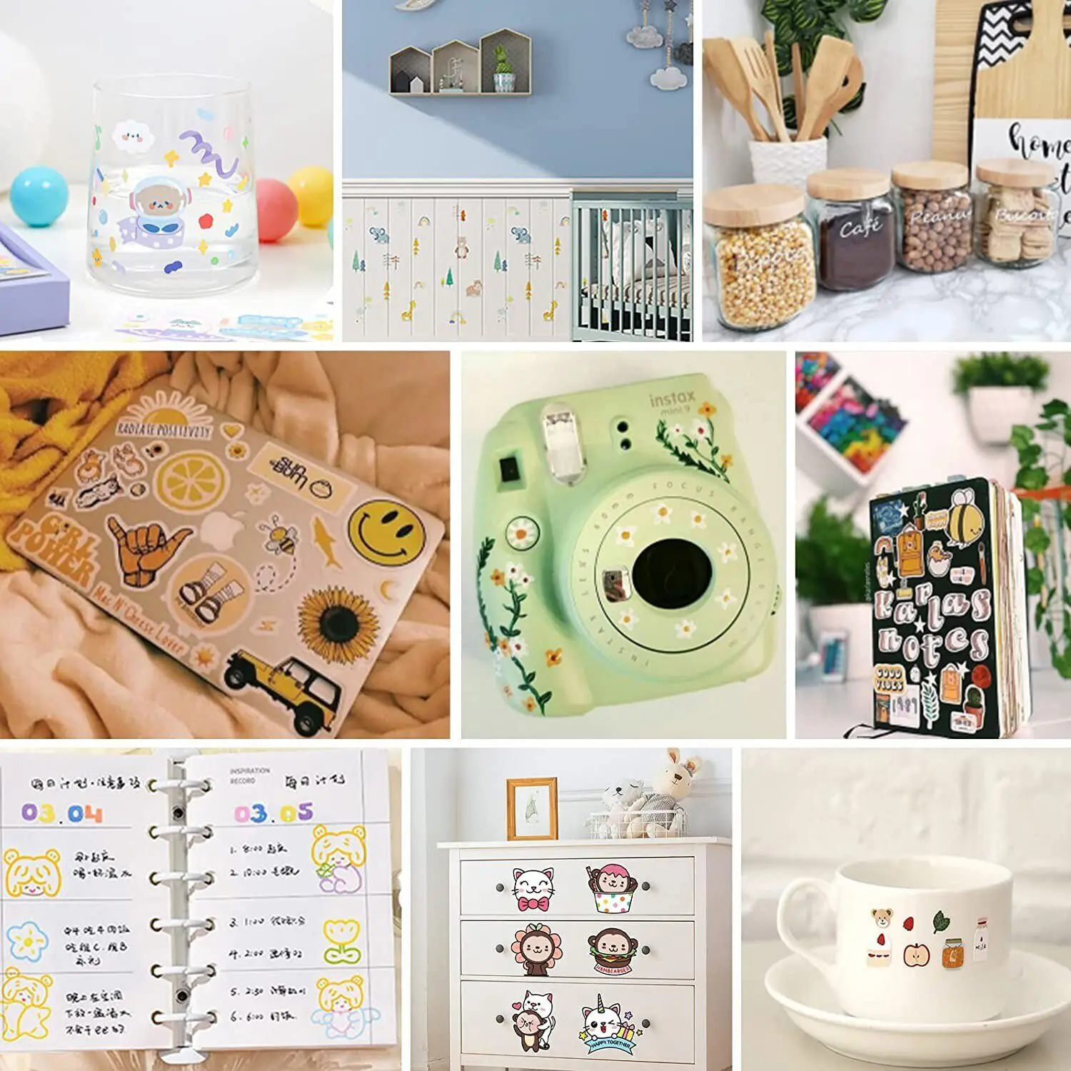 HTVRONT 30 Sheets Printable Vinyl Matte Glossy Sticker Paper for Inkjet Printer Laser Printer Waterproof Sticker Paper 100g - Image 6