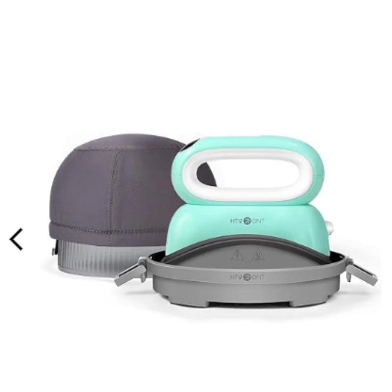 HTVRONT Hat Heat Press Hat Press Machine Auto-Off Mini Heat Press Handheld Cap Easy Press for Cricut Iron Sublimation DIY Hat - Image 7