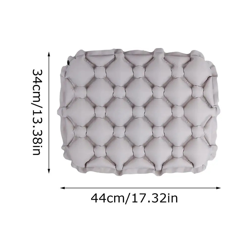 Inflatable Seat Cushion,Portable Lightweight Travel Air Sitting Pad,Moisture and Water Resistant Camping Chair Mat for Outdoor - Image 9