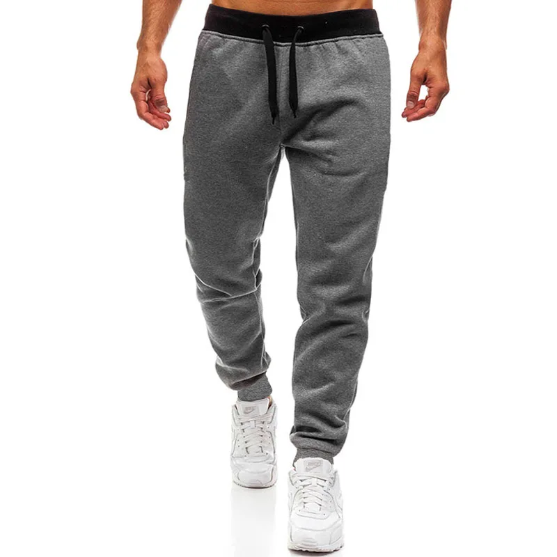 Men's Athletic Trainning Joggers Casual Loose Fit Sweatpants Spring Fall Fleece Lined Pants Elastic Waist Drawstring Trousers - Image 14