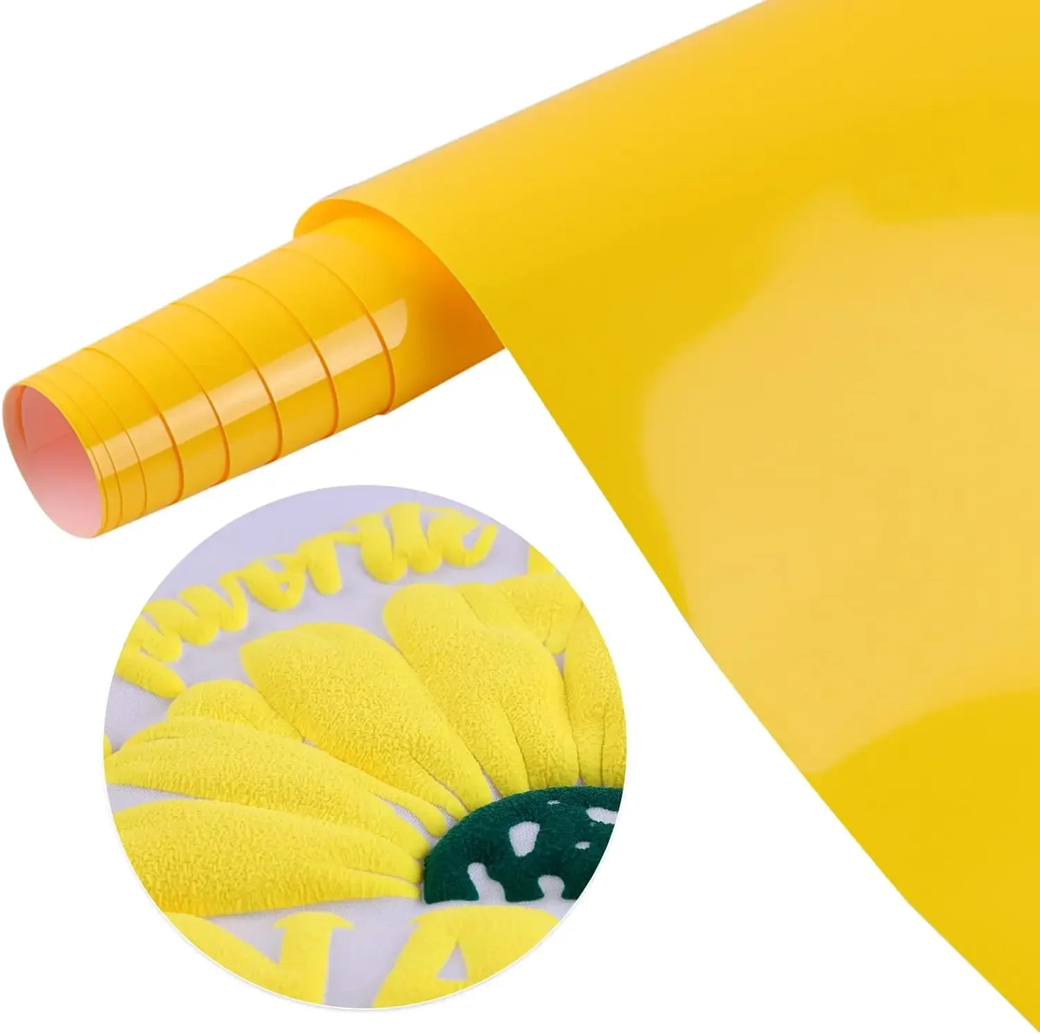 XFX Puff Vinyl Heat Transfer 3D Puff Heat Transfer Vinyl HTV Puff Vinyl for Heat Press T Shirt Compatible with Film - Image 9