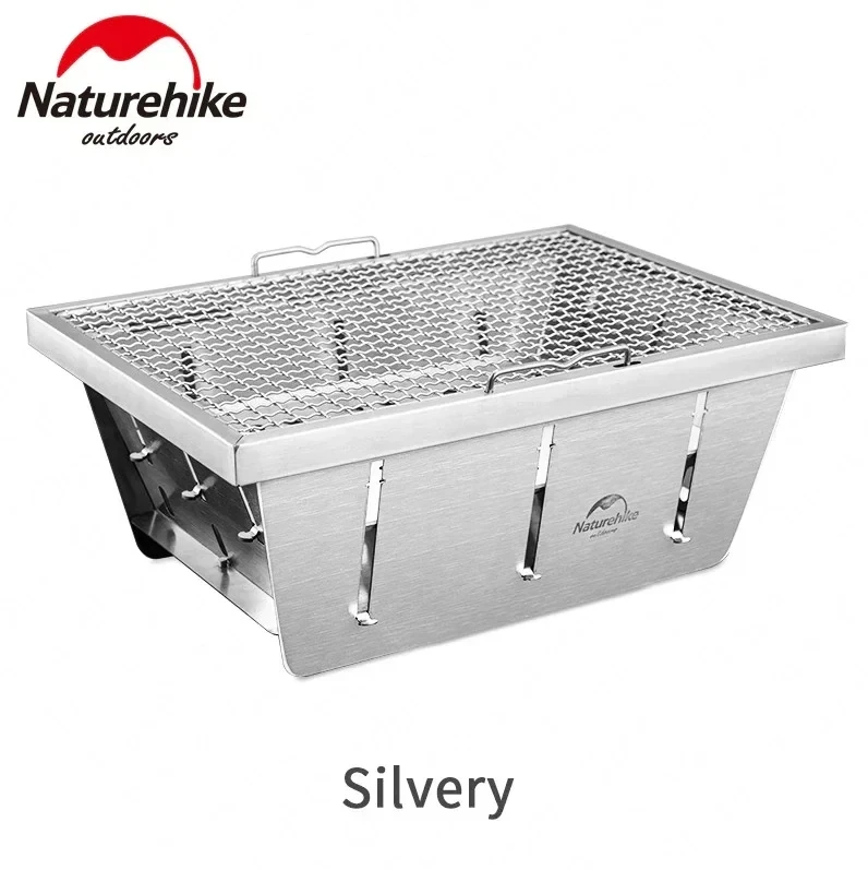 Naturehike Folding Charcoal Grill IGT Table Heater Camping Cookware Accessories Barbecue Stove Firewood Heater Firepit Steel - Image 7