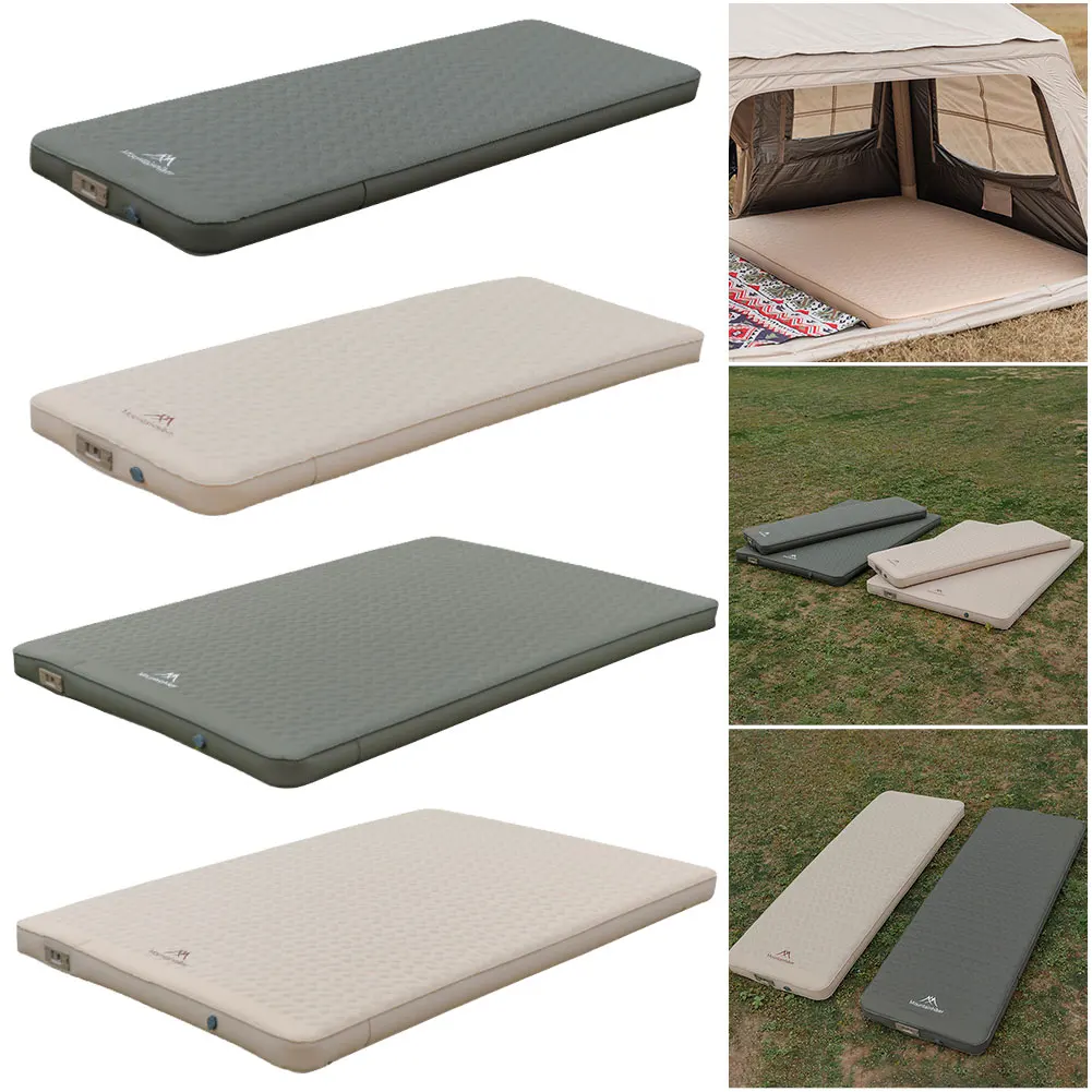 Outoor C12 Air Mattress Camping Built-in Pump Self-inflating Cushion Outdoor Tent Inflatable Bed Single Double sleeping Pad - Image 3