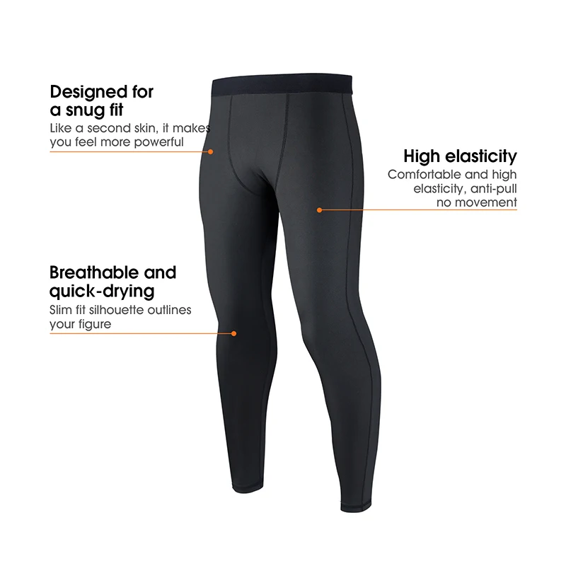 Sportswear Gym Fitness Tracksuit Men's Running Sets Compression Basketball Underwear Tights Jogging Sports Suits Clothes Dry Fit - Image 6