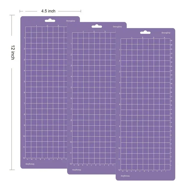3 Pack 4.5x12inch/11.5x30cm PVC Cutting Mat Base Adhesive Plate Pad For Cricut Joy Quilting Mats For Cardstock HTV Crafts - Image 9