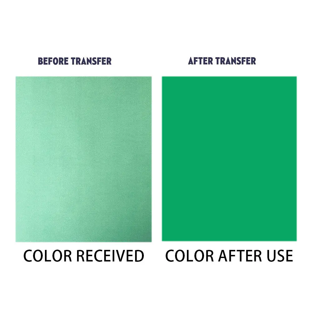 12in x 10in 7 Pure Colors Infusible Transfer Ink Vinyl Film Infusible Sublimation Paper DIY Dress Cups Fabric Decor For cut - Image 10