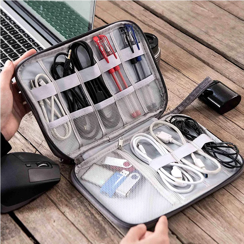 Digital Storage Bag USB Data Cable Organizer Portable Waterproof For Electronic Devices Earphone Line Charger Plug Travel - Image 5