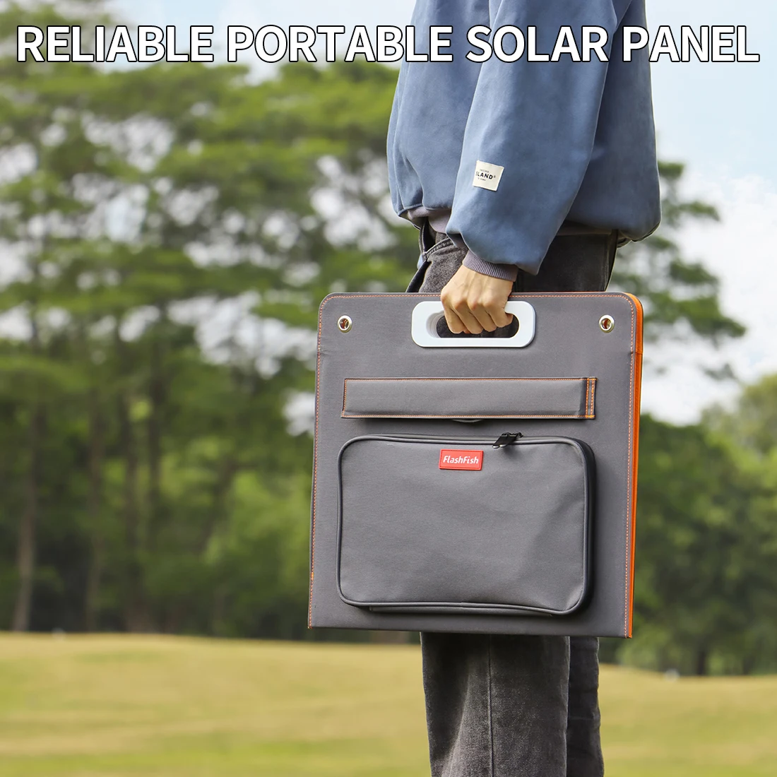 FF Flashfish 18V 60W Foldable Solar Panel Portable Solar Charger with DC Output USB-C QC3.0 for Phones Tablets Camping RV Trip - Image 5