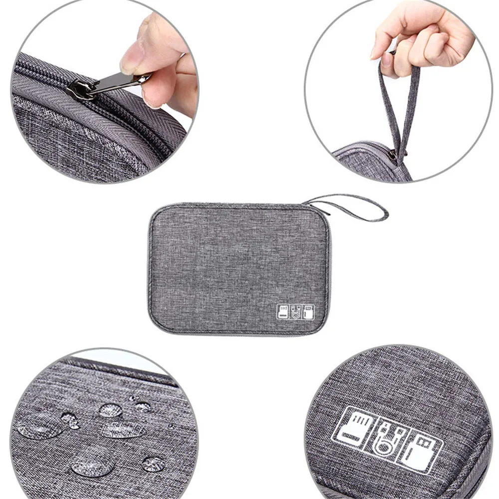 Digital Storage Bag USB Data Cable Organizer Portable Waterproof For Electronic Devices Earphone Line Charger Plug Travel - Image 3