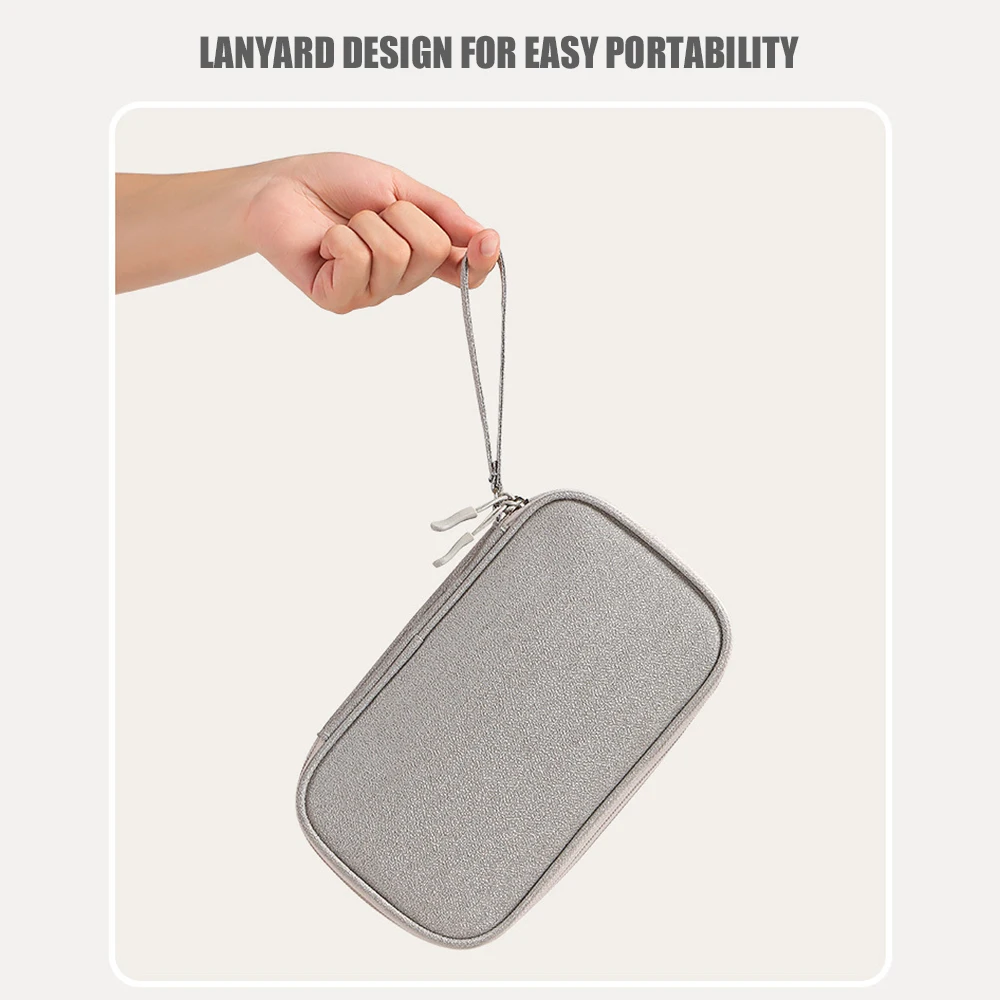 Travel Portable Digital Accessories Storage Bag Organizer of Mobile Phone Bag U Disk Charging Bank Mobile Data Cable Storage Bag - Image 4