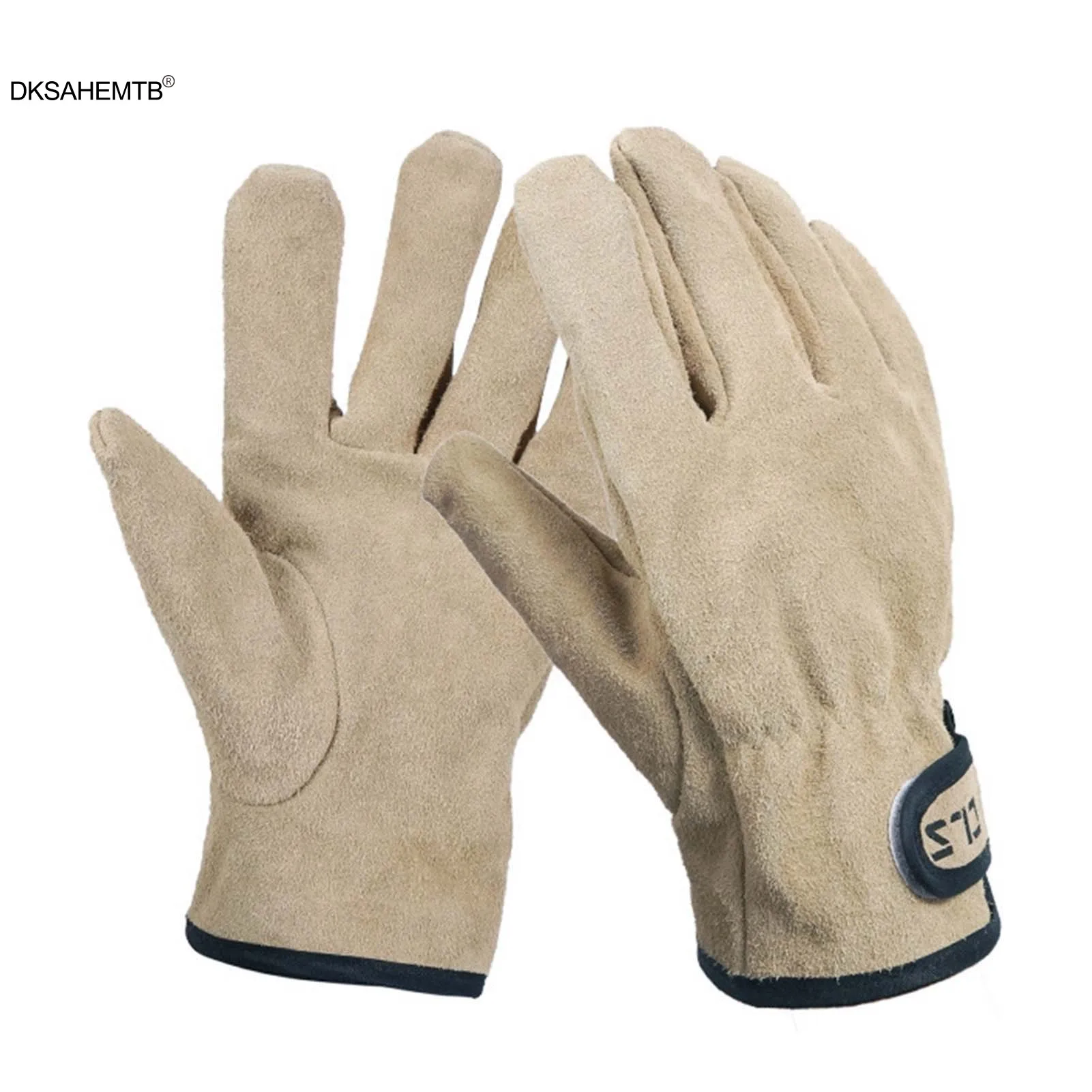 Outdoor BBQ Gloves Waterproof Cowhide Gloves For Camping Picnicking Starting A Fire Windproof Full Finger Wild Hunting Gloves - Image 7