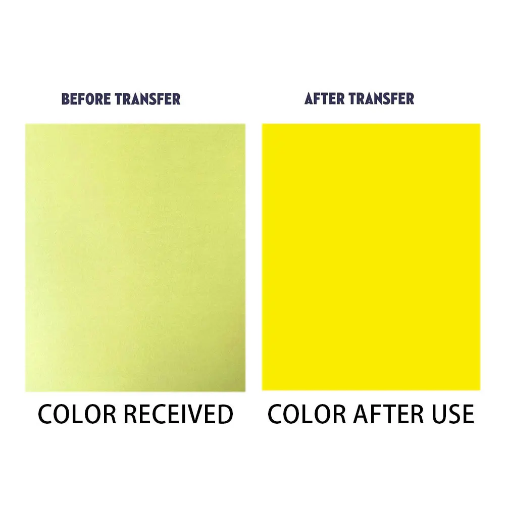 12in x 10in 7 Pure Colors Infusible Transfer Ink Vinyl Film Infusible Sublimation Paper DIY Dress Cups Fabric Decor For cut - Image 7