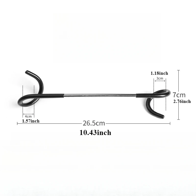 Stainless Steel Light Stand Holder Hooks Hook Accessories Lantern Hanger Portable Multifunctional Outdoor Camping Tools - Image 2