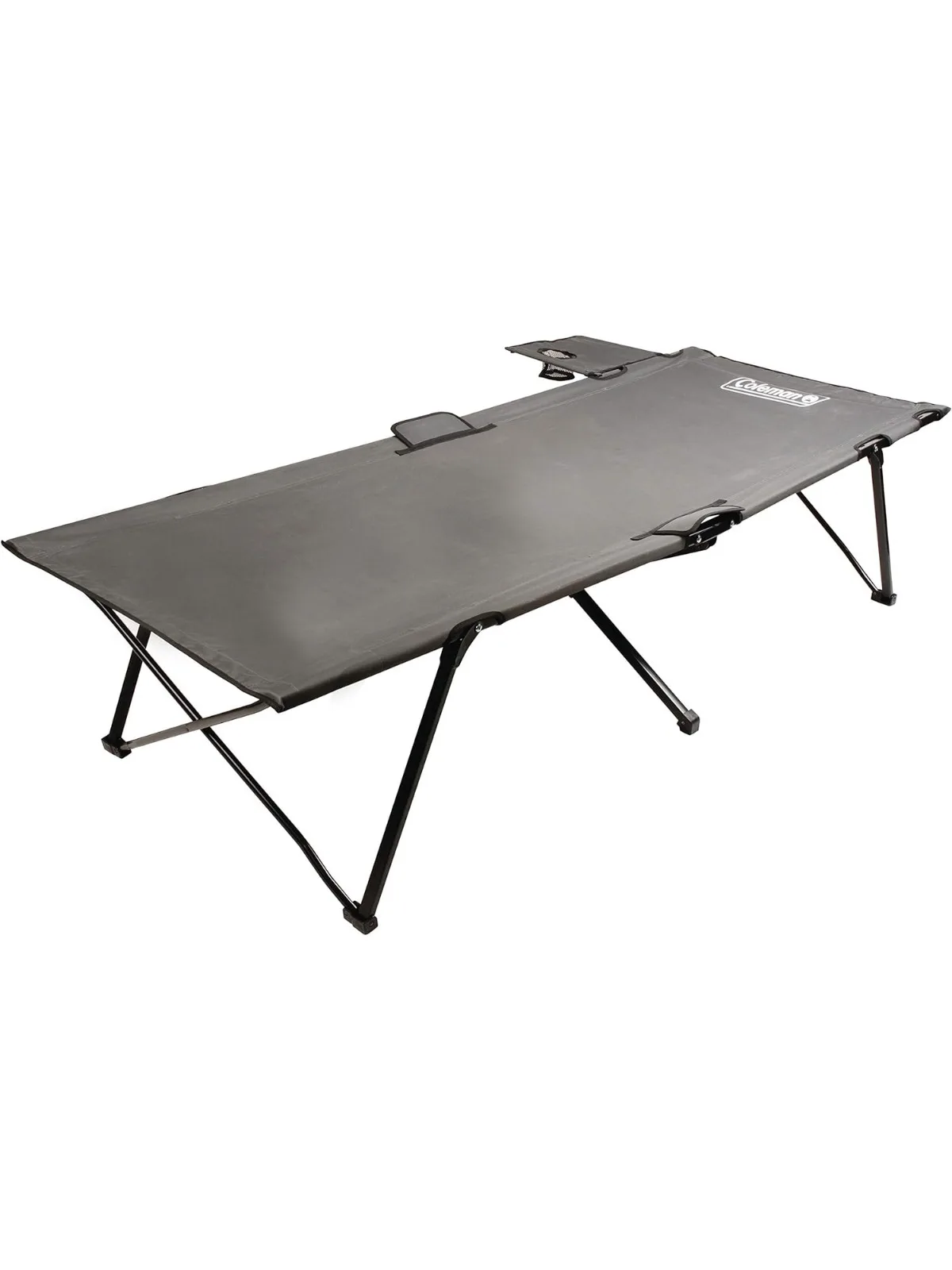 Pack-Away Camping Cot with Removable Side Table, Extra Wide Cot Fits Adults up to 6ft 6in or 300lbs Carry Bag Included - Image 4