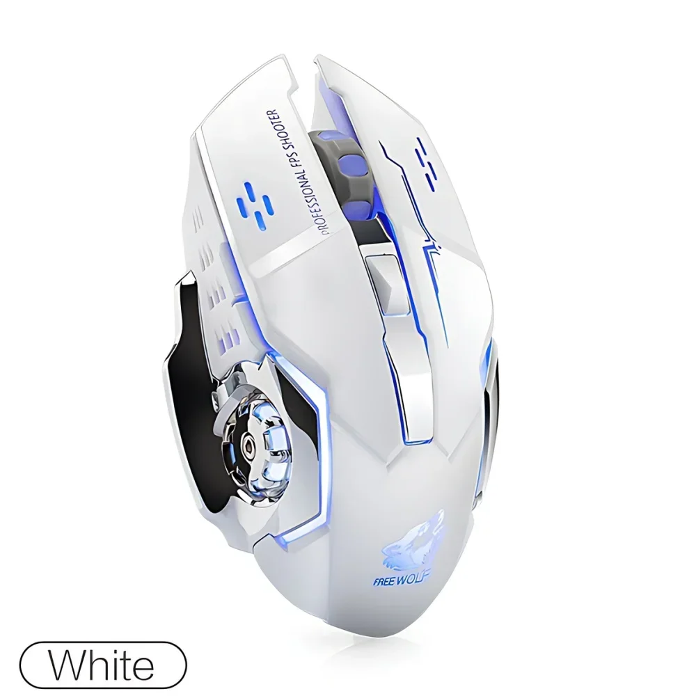 STONEGO 2.4G Wireless Bluetooth Mouse USB Computer Game Mouse with Receiver LED Colorful Changing Optical Silent Ergonomic - Image 8