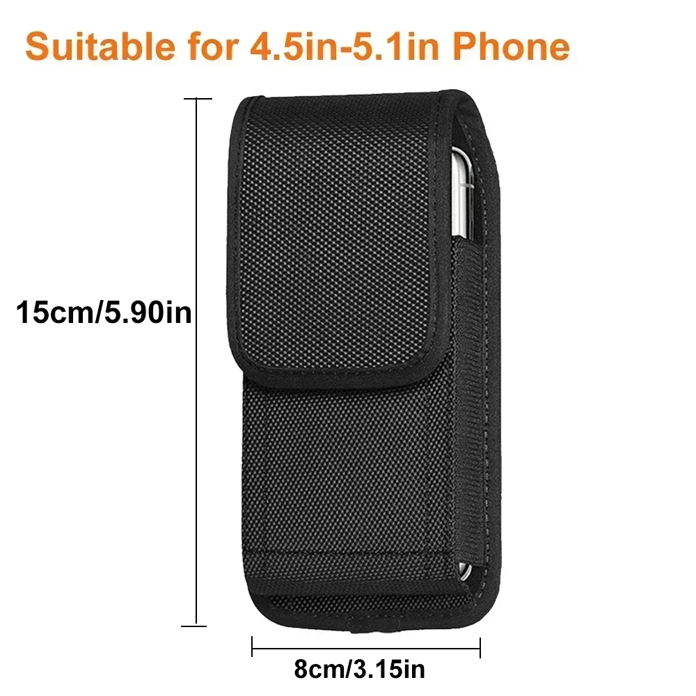 Tactical Cell Phone Pouch Holster with Buckle Protable Wallet Card Waist Pack Outdoor Carrying Case Sports Nylon Outdoor Tools - Image 7