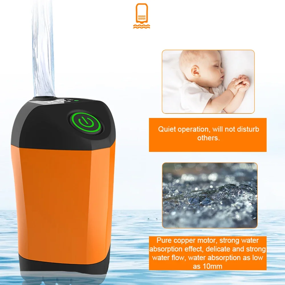 Outdoor Camping Shower IPX7 Waterproof with Digital Display Portable Electric Shower Pump for Hiking Travel Beach Pet Watering - Image 3
