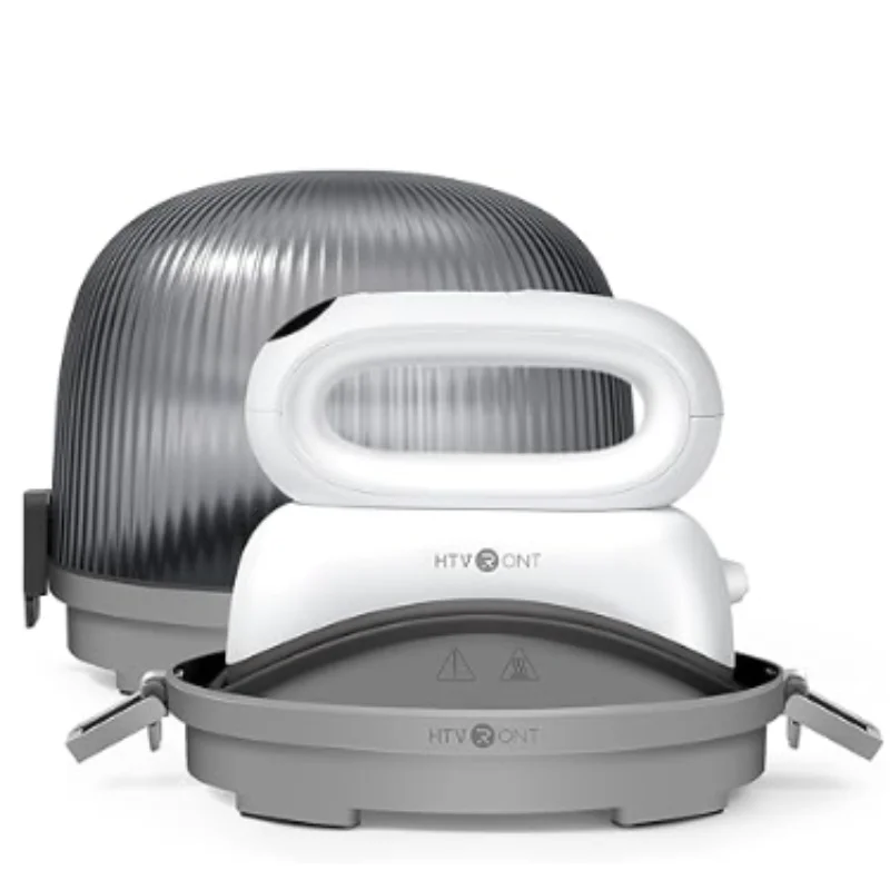 HTVRONT Hat Heat Press Hat Press Machine Auto-Off Mini Heat Press Handheld Cap Easy Press for Cricut Iron Sublimation DIY Hat - Image 9