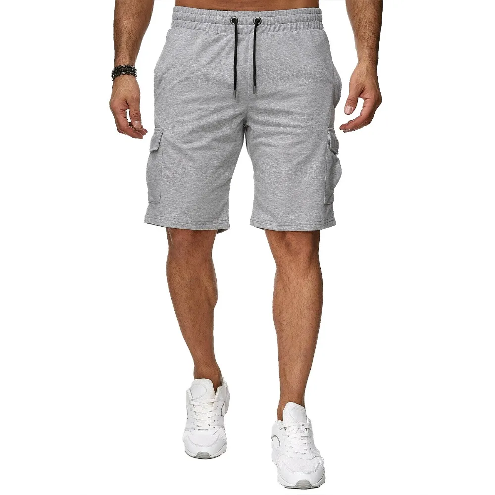 Running Shorts, Athletic Work Pants, Multi-Pocket Shorts Fitness Pantses, Athletic Casual 5/10 Pants - Image 2