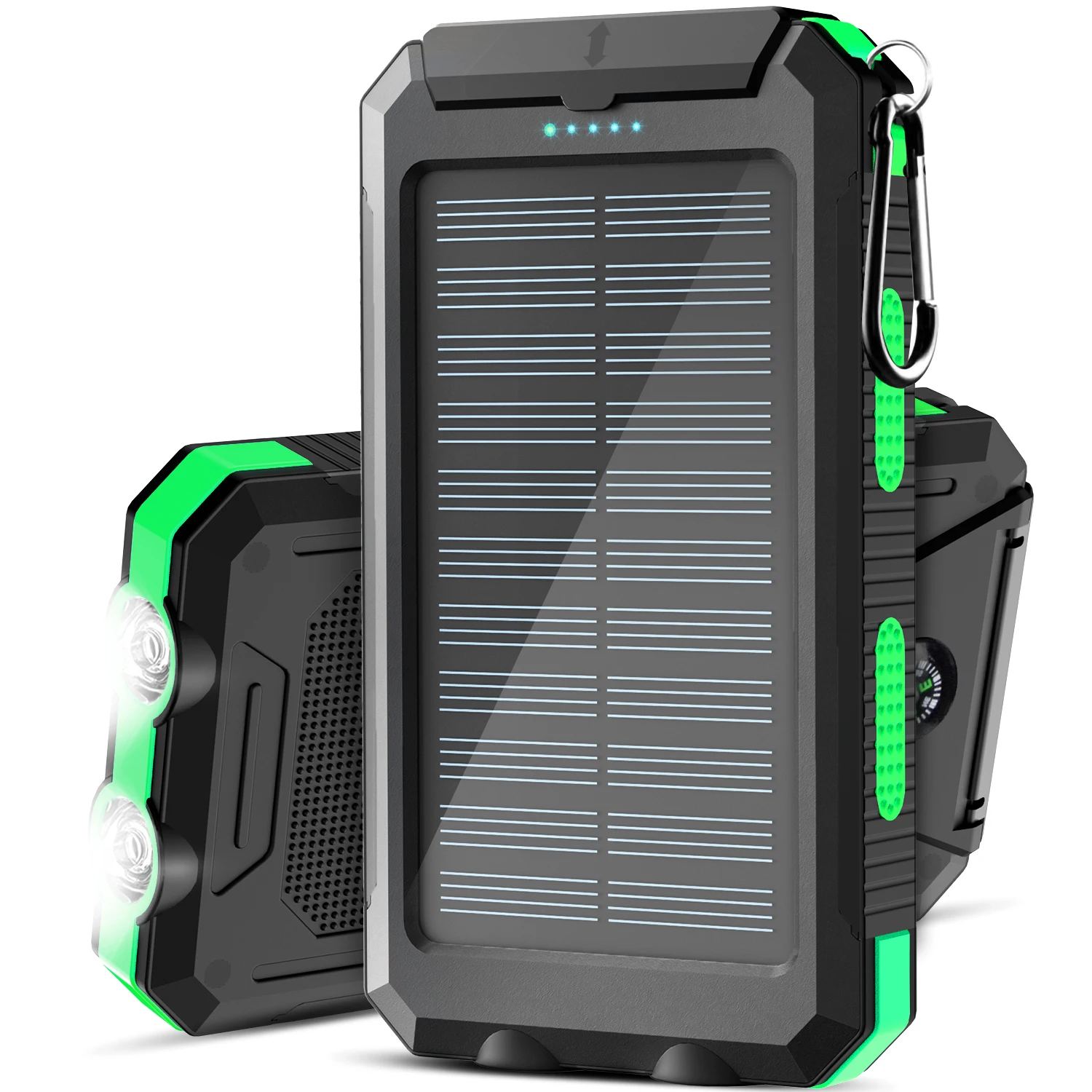 Waterproof Outdoor Solar Power Bank 38800mAh Dual USB Travel Outdoor Solar Mobile Phone Charger Solar Powerbanks For Camping - Image 11