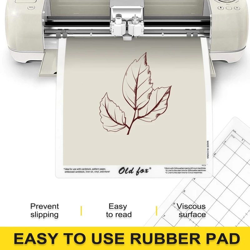 3Pcs Replacement Cutting Mat Adhesive Mat With Measuring Grid 8 By 12-Inch For Silhouette Cameo Cricut Explore Plotter Machine - Image 3