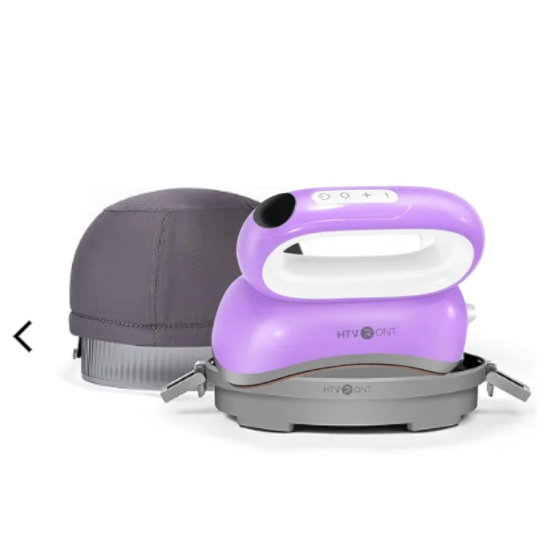 HTVRONT Hat Heat Press Hat Press Machine Auto-Off Mini Heat Press Handheld Cap Easy Press for Cricut Iron Sublimation DIY Hat - Image 8