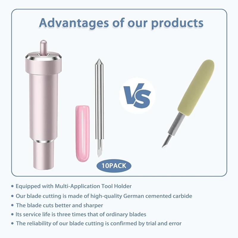 Deep Cut Blade For Cricut Maker 3/Maker/Explore 3/Air 2/Air/One/Venture,60°Deep Point Blade And Housing Promotion - Image 4