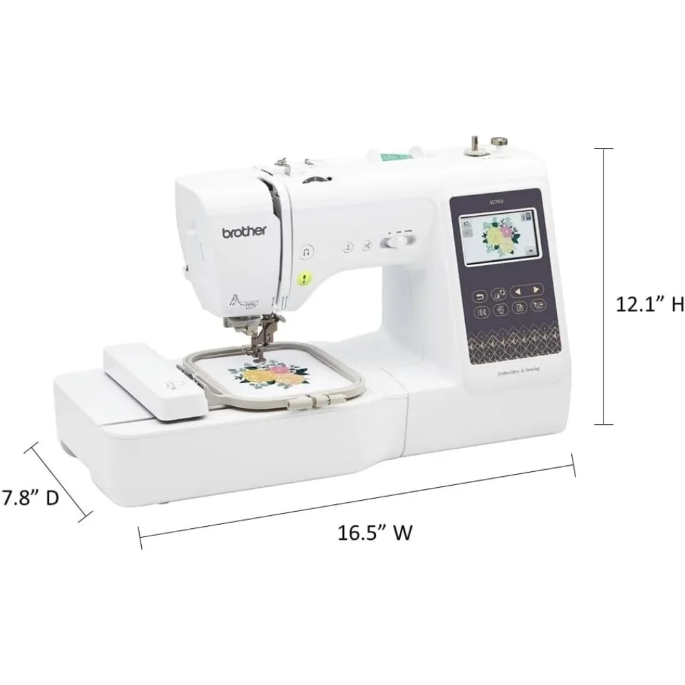 SE700 Sewing and Embroidery Machine, 135 Built-in Designs, 103 Built-in Stitches, Computerized, 4" x 4" Hoop Area 2025 USA - Image 2